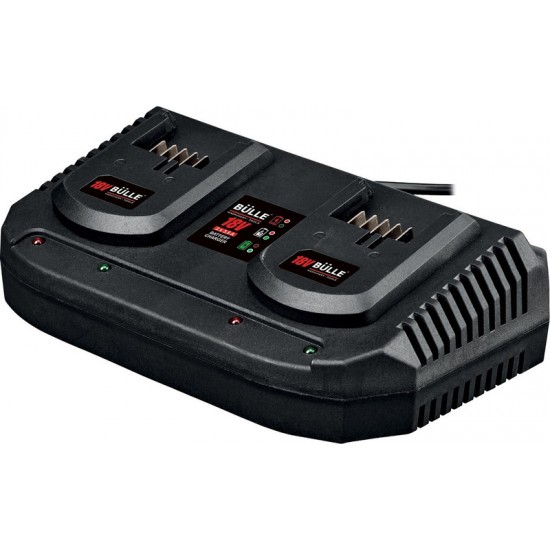 BULLE Ταχυφορτιστής 2 μπαταριών 18V - 2x3.5Ah 642007