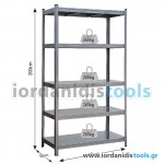 ΡΑΦΙΕΡΑ ΜΕΤΑΛΛΙΚΗ 100x50x200 ΓΚΡΙ. 265kg 5 ΡΑΦΙΑ ΡΑΦΙΕΡΑ ΜΕΤΑΛΛΙΚΗ 100x50x200 ΓΚΡΙ. 265kg 5 ΡΑΦΙΑ