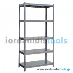 ΡΑΦΙΕΡΑ ΜΕΤΑΛΛΙΚΗ 100x40x200 ΓΚΡΙ. 265kg 5 ΡΑΦΙΑ