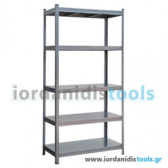 ΡΑΦΙΕΡΑ ΜΕΤΑΛΛΙΚΗ 100x40x200 ΓΚΡΙ. 265kg 5 ΡΑΦΙΑ ΡΑΦΙΕΡΑ ΜΕΤΑΛΛΙΚΗ 100x40x200 ΓΚΡΙ. 265kg 5 ΡΑΦΙΑ