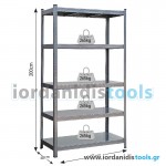 ΡΑΦΙΕΡΑ ΜΕΤΑΛΛΙΚΗ 100x40x200 ΓΚΡΙ. 265kg 5 ΡΑΦΙΑ ΡΑΦΙΕΡΑ ΜΕΤΑΛΛΙΚΗ 100x40x200 ΓΚΡΙ. 265kg 5 ΡΑΦΙΑ