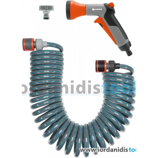 GARDENA 04647-20 Σετ Λάστιχο Σπιράλ με Συνδέσμους 10m GARDENA 04647-20 Σετ Λάστιχο Σπιράλ με Συνδέσμους 10m