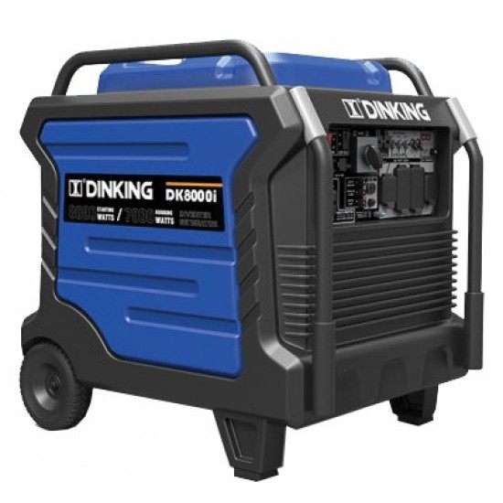 DINKING Γεννήτρια Βενζίνης τετραχρονη,μονοφασικη 10kva Inverter DK8000i ΕΩΣ 12 ΑΤΟΚΕΣ ΔΟΣΕΙΣ