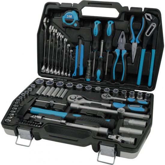 Bormann BHT5160 Σετ Εργαλείων 81τεμ.CRV σε Βαλίτσα Καρυδάκια 1/2'' & 1/4'' 035817