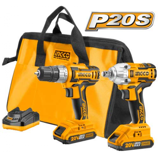 Δραπανοκατσάβιδο Μπαταρίας Τάση 20V INGCO CKLI2007 ΕΩΣ 6 ΑΤΟΚΕΣ ΔΟΣΕΙΣ