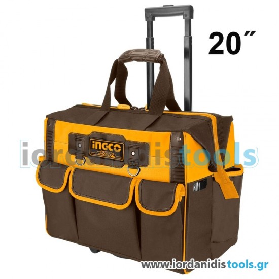 INGCO Εργαλειοθήκη Τσάντα με Ρόδες 20"
