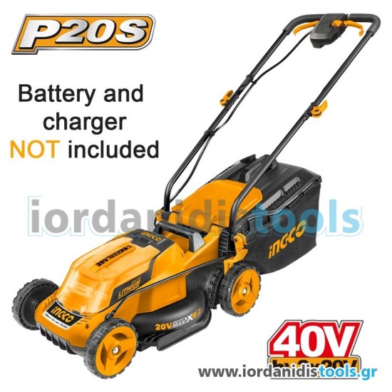 Μηχανή Γκαζόν Μπαταρίας 2x20V Li-Ion SOLO