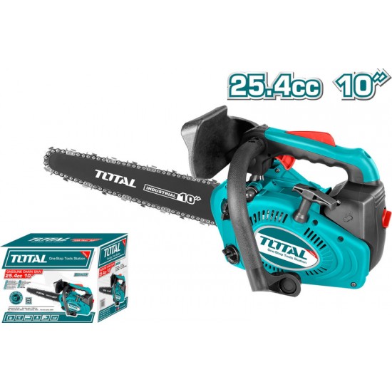 TOTAL - TG5261012 Βενζινοκίνητο Κλαδευτικό Αλυσοπρίονο 25.4cc με Carving Λάμα  ΕΩΣ 6 ΑΤΟΚΕΣ ΔΟΣΕΙΣ