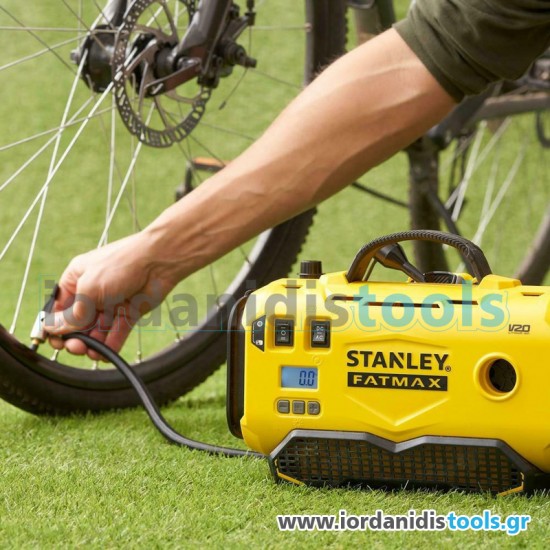 STANLEY FATMAX V20 ΑΕΡΟΣΥΜΠΙΕΣΤΗΣ ΜΠΑΤΑΡΙΑΣ 18V - SOLO (SFMCE520B-QW)