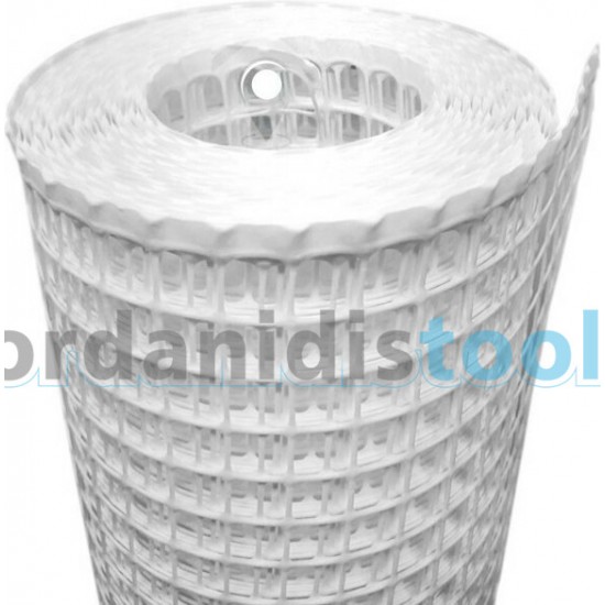 1.20m Ύψος Πλαστικό Πλέγμα Δίχτυ Περίφραξης Μπαλκονιού Ενισχυμένο Λευκο