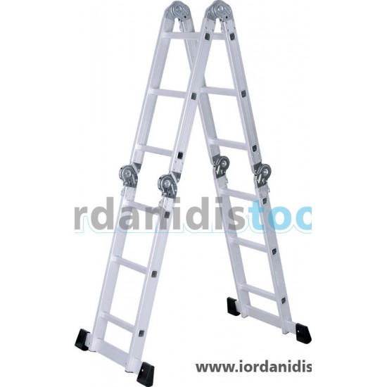 KRAUSMANN - HS55120 Σκάλα Αλουμινίου Πολλαπλών Χρήσεων 3x4 KRAUSMANN - HS55120 Σκάλα Αλουμινίου Πολλαπλών Χρήσεων 3x4