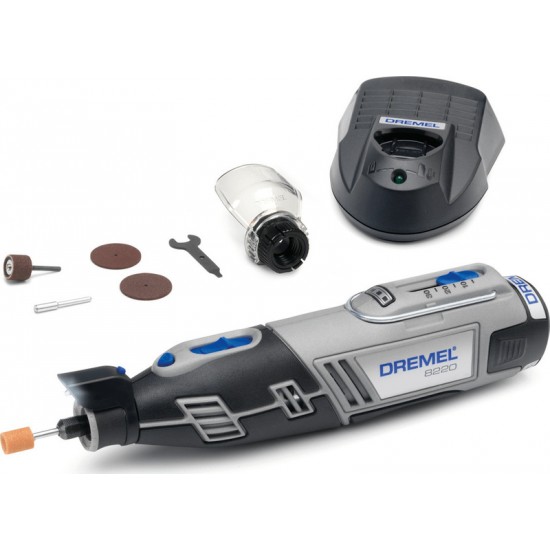DREMEL - 8220 (8220-5) Πολυεργαλείο Μπαταρίας 12V εως 6 ΑΤΟΚΕΣ ΔΟΣΕΙΣ DREMEL - 8220 (8220-5) Πολυεργαλείο Μπαταρίας 12V εως 6 ΑΤΟΚΕΣ ΔΟΣΕΙΣ