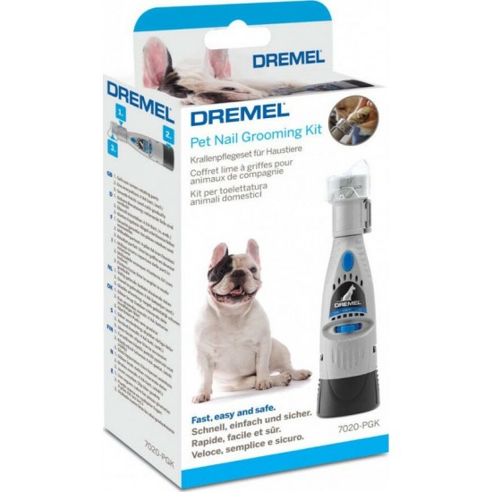 DREMEL ΣΕΤ ΠΕΡΙΠΟΙΗΣΗΣ ΝΥΧΙΩΝ ΚΑΤΟΙΚΙΔΙΩΝ PET NAIL 7020-PGK F0137020JA