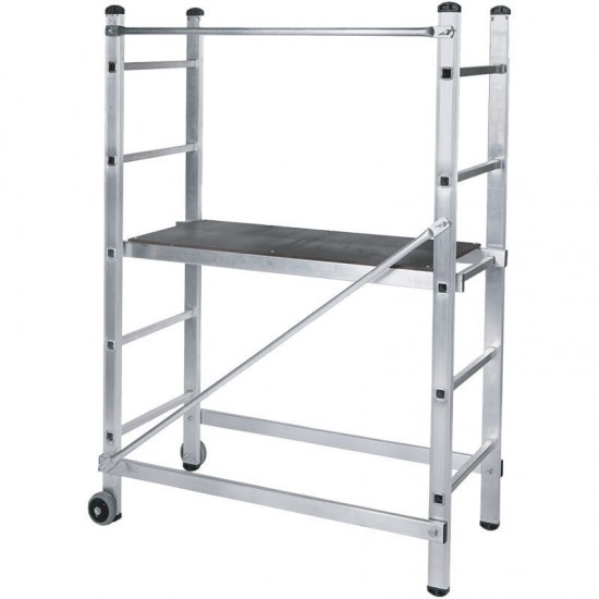 BORMANN Pro BHL9090 ΣΚΑΛΩΣΙΑ ΑΛΟΥΜΙΝΙΟΥ 5+5, 3 ΥΨΗ ΕΡΓΑΣΙΑΣ, ΣΥΝΑΡΜΟΛΟΓΗΣΗ ΧΩΡΙΣ ΕΡΓΑΛΕΙΑ εως 6 ΑΤΟΚΕΣ ΔΟΣΕΙΣ