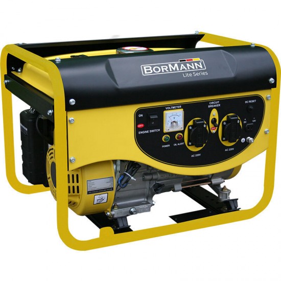 Γεννήτρια Βενζίνης Συνεχ. Απόδοση 5000W, 6,6KVa, 420cc BORMANN LITE BGB5500 + ΔΩΡΟ Γωνιακός τροχός 710W BAG7100/ εώς και 12 Ατοκες δόσεις