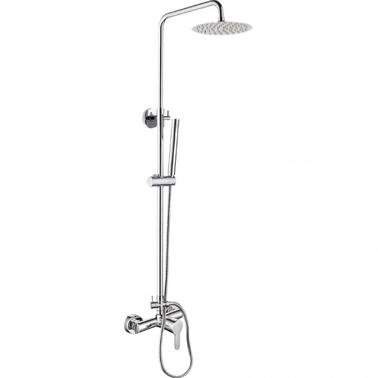 Bormann Lite Btw3355 Στηλη Ντους Sunny Σταθερη, με Μπαταρια & σετ Ντους με Διανομεα 049623 Bormann Lite Btw3355 Στηλη Ντους Sunny Σταθερη, με Μπαταρια & σετ Ντους με Διανομεα 049623