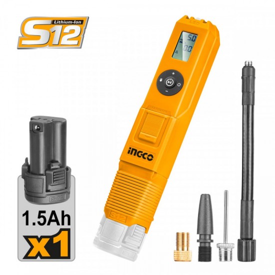 INGCO Αεροσυμπιεστής Μπαταρίας 12V Li-Ion CACLI12011