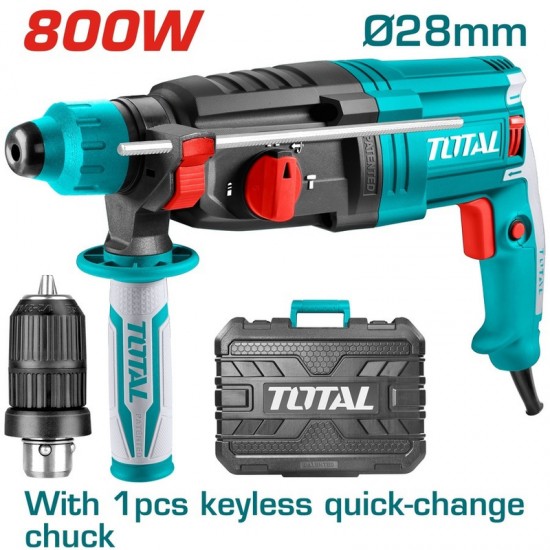 TOTAL ΕΠΑΓΓΕΛΜΑΤΙΚΟ ΠΙΣΤΟΛΕΤΟ ΠΕΡΙΣΤΡ. - ΣΚΑΠΤΙΚΟ SDS-PLUS 950W ΜΕ ΤΑΧΥΤΣΟΚ TH309288-2 εως 6 ΑΤΟΚΕΣ ΔΟΣΕΙΣ TOTAL ΕΠΑΓΓΕΛΜΑΤΙΚΟ ΠΙΣΤΟΛΕΤΟ ΠΕΡΙΣΤΡ. - ΣΚΑΠΤΙΚΟ SDS-PLUS 950W ΜΕ ΤΑΧΥΤΣΟΚ TH309288-2 εως 6 ΑΤΟΚΕΣ ΔΟΣΕΙΣ