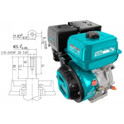 TOTAL ΕΠΑΓΓ. ΚΙΝΗΤΗΡΑΣ ΒΕΝΖ. 270cc - 9HP ΣΦΗΝΑ TGEN1771  εως 6 ΑΤΟΚΕΣ ΔΟΣΕΙΣ TOTAL ΕΠΑΓΓ. ΚΙΝΗΤΗΡΑΣ ΒΕΝΖ. 270cc - 9HP ΣΦΗΝΑ TGEN1771  εως 6 ΑΤΟΚΕΣ ΔΟΣΕΙΣ