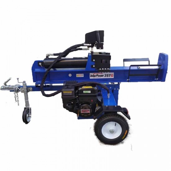 Σχίστης Κορμών ΒΕΝΖΙΝΗΣ Interpower 35TG Ανακλινόμενος, Οριζόντιας & Καθετης Λειτουργίας Ρυμουλκούμενος 