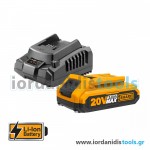 Ingco Ψαλίδι Κλαδέματος Μπαταρίας 20V Li-Ion CSSLI203083 εως 6 ΑΤΟΚΕΣ ΔΟΣΕΙΣ