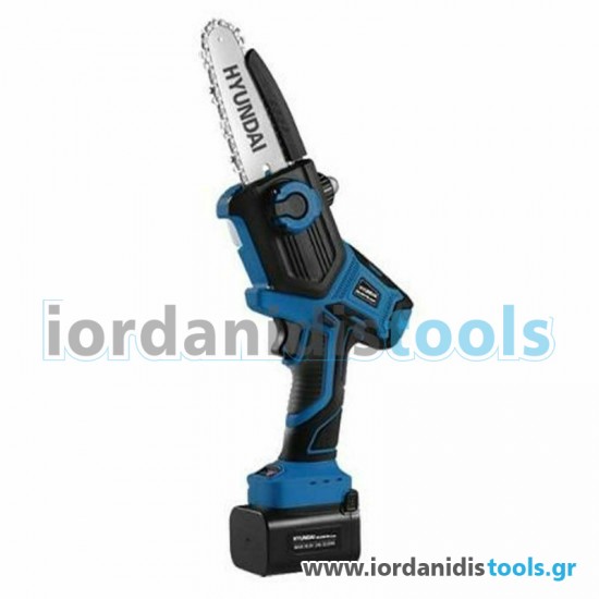 Αλυσοπρίονο κλαδευτικό μπαταρίας 16,8V HYUNDAI HCS 20VB PRO OIL TANK επαγγελματικό με 2 μπαταρίες & λάμα 127mm 78001 Αλυσοπρίονο κλαδευτικό μπαταρίας 16,8V HYUNDAI HCS 20VB PRO OIL TANK επαγγελματικό με 2 μπαταρίες & λάμα 127mm 78001