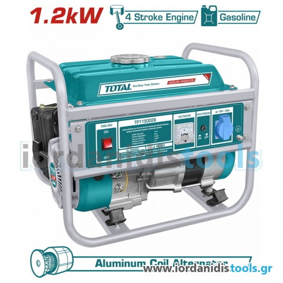 TOTAL ΗΛΕΚΤΡΟΓΕΝΝΗΤΡΙΑ ΒΕΝΖ. 1.200W TP1150026