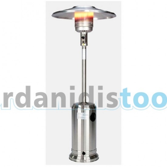 Θερμάστρα Υγραερίου Εξωτερικού Χώρου Wellio Ασημί