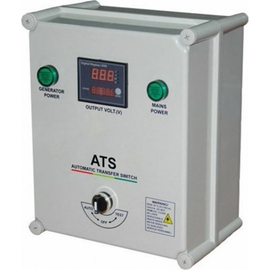 Μονοφασικός πίνακας αυτόματης μεταγωγής (ATS) 230V – ITC POWER 03ΑTS-W-50A-1 ΕΩΣ 6 ΑΤΟΚΕΣ ΔΟΣΕΙΣ