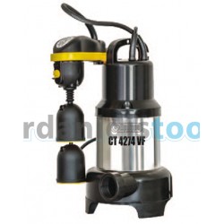 EL PUMPS CT 4274 VF - Αντλία - 1.2 hp 1¼'' 220 Volt - λυμάτων vortex - ανοξείδωτες με πολυπροπυλένιο σώμα και φτερωτή με φλοτέρ κάθετο