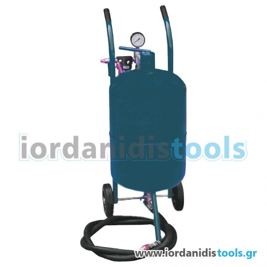 BORMANN ΑΜΜΟΒΟΛΕΑΣ ΦΟΡΗΤΟΣ 40Lt ΜΕ ΛΑΣΤΙΧΟ 2.5mm. ΠΙΕΣΗ 60-125psi