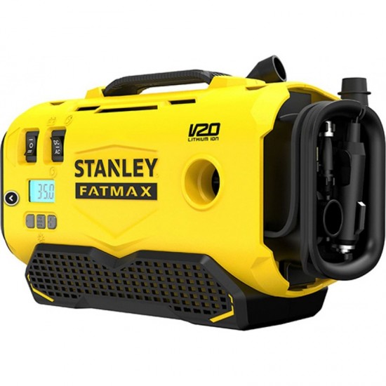STANLEY FATMAX® V20 ΑΕΡΟΣΥΜΠΙΕΣΤΗΣ 18V 2 ΜΠΑΤΑΡΙΑ 6Α h ΚΑΙ ΦΟΡΤΙΣΤΗ SFMCE520B
