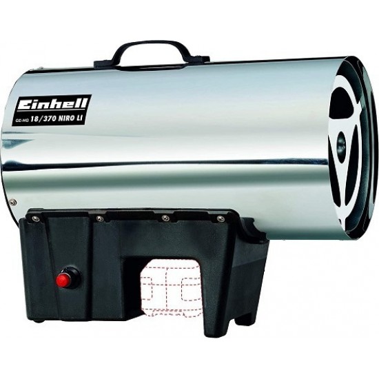 EINHELL - GE-HG 18/370 Niro Li-Solo Γεννήτρια Μπαταρίας Παραγωγής Θερμού Αέρα (Υγραερίου) - Χωρίς Μπαταρία & Φορτιστή ΕΩΣ 6 ΑΤΟΚΕΣ ΔΟΣΕΙΣ EINHELL - GE-HG 18/370 Niro Li-Solo Γεννήτρια Μπαταρίας Παραγωγής Θερμού Αέρα (Υγραερίου) - Χωρίς Μπαταρία & Φορτιστή ΕΩΣ 6 ΑΤΟΚΕΣ ΔΟΣΕΙΣ