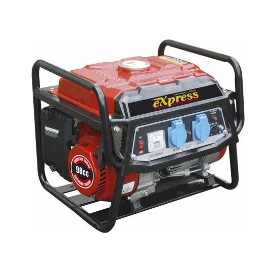 EXPRESS - ΗΛΕΚΤΡΟΓΕΝΝΗΤΡΙΑ ΒΕΝΖΙΝΗΣ 1000W 1,35KVA – 98CC ΕΩΣ 6 ΑΤΟΚΕΣ ΔΟΣΕΙΣ
