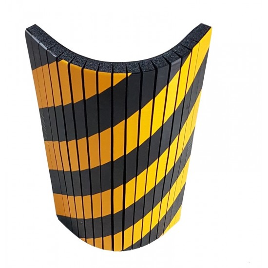 Αυτοκόλλητο αφρώδες προστατευτικό με εγκοπές, με κίτρινες και μαύρες ανακλαστικές λωρίδες PARK-FSWP5025BY Αυτοκόλλητο αφρώδες προστατευτικό με εγκοπές, με κίτρινες και μαύρες ανακλαστικές λωρίδες PARK-FSWP5025BY