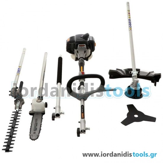 Πολυεργαλείο ALPINA AMT26 5 Σε 1-Θαμνοκοπτικο,Αλυσοπριονο,Μπορντουροψάλιδο Με Μήκος 2,59μέτρα