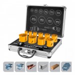 INGCO Ποτηροτρύπανα Bi-Metal Σετ 12 τεμ 