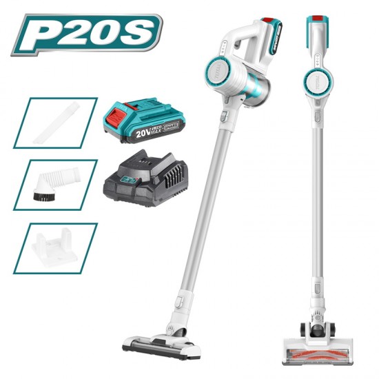 TOTAL ΣΚΟΥΠΑΚΙ ΜΠΑΤ. Li-ion 20V / 2Ah / 1 ΜΠΑΤΑΡΙΑ TVLI2006 ΕΩΣ 6 ΑΤΟΚΕΣ ΔΟΣΕΙΣ