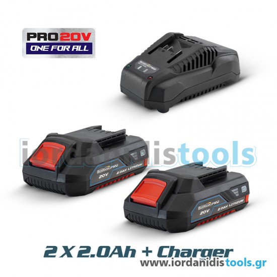 ΜΠΑΤΑΡΙΕΣ ΣΕΤ 2 Χ 2.0Ah BBP2002+ΦΟΡΤΙΣΤΗΣ BBP2001 ΜΠΑΤΑΡΙΕΣ ΣΕΤ 2 Χ 2.0Ah BBP2002+ΦΟΡΤΙΣΤΗΣ BBP2001