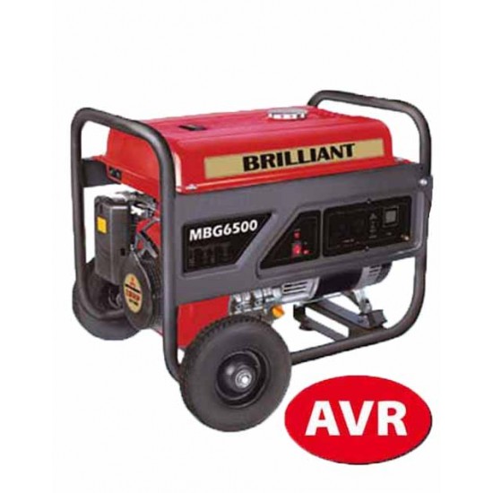 Γεννήτρια ρεύματος BRILLIANT MITSUBISHI MBG 6500 - 6,9KVA - 220 Volt - AVR ΕΩΣ 12 ΑΤΟΚΕΣ ΔΟΣΕΙΣ