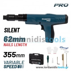 BORMANN Pro BAT6300 Καρφωτικό Πιστόλι Φυσιγγιού Ημι-αυτόματο για Δομικά Υλικά,Ξύλο και Μέταλλο