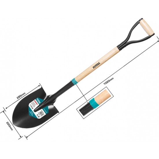 TOTAL THTHW0101 ΦΤΥΑΡΙ ΜΕΤΑΛΛΙΚΟ ΜΕ ΞΥΛΙΝΗ ΧΕΙΡΟΛΑΒΗ