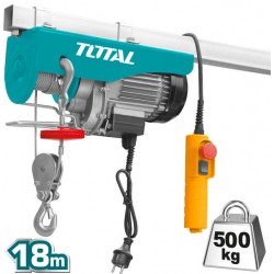TOTAL ΗΛΕΚΤΡΙΚΟ ΠΑΛΑΓΚΟ 250 / 500Kg συρματοσχοινο18m TLH1952 ΕΩΣ 6 ΑΤΟΚΕΣ ΔΟΣΕΙΣ TOTAL ΗΛΕΚΤΡΙΚΟ ΠΑΛΑΓΚΟ 250 / 500Kg συρματοσχοινο18m TLH1952 ΕΩΣ 6 ΑΤΟΚΕΣ ΔΟΣΕΙΣ