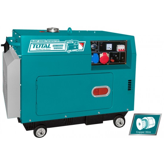 TOTAL ΓΕΝΝΗΤΡΙΑ DIESEL ΤΡΙΦΑΣΙΚΗ ΚΛΕΙΣΤΟΥ ΤΥΠΟΥ 5.000W ΜΕ ΑΥΤΟΜ. ΜΕΤΑΓΩΓΙΚΟ ΠΙΝΑΚΑ ATS TP250003-1 ΕΩΣ 12 ΑΤΟΚΕΣ ΔΟΣΕΙΣ