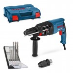 BOSCH Πιστολέτο SDS-plus GBH 2-26 F L-Case + 5 τρυπάνια + Ταχυτσόκ εως 12 ΑΤΟΚΕΣ ΔΟΣΕΙΣ