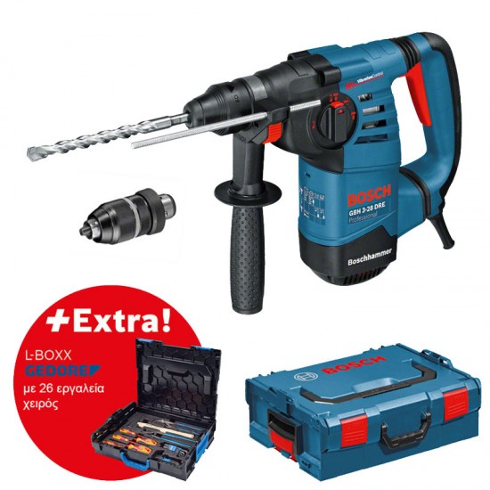 BOSCH Σετ Πιστολέτο SDS-plus GBH 3-28 DFR L-Boxx + L-BOXX GEDORE εως 12 ΑΤΟΚΕΣ ΔΟΣΕΙΣ BOSCH Σετ Πιστολέτο SDS-plus GBH 3-28 DFR L-Boxx + L-BOXX GEDORE εως 12 ΑΤΟΚΕΣ ΔΟΣΕΙΣ