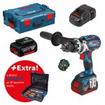 BOSCH Σετ κρουστικό Δραπανοκατσάβιδο GSB 18V-85 C + L-BOXX GEDORE εως 24 ΑΤΟΚΕΣ ΔΟΣΕΙΣ