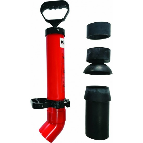 BULLE Αποφρακτική Τρόμπα Σωληνών με 3 Αντάπτορες 633203