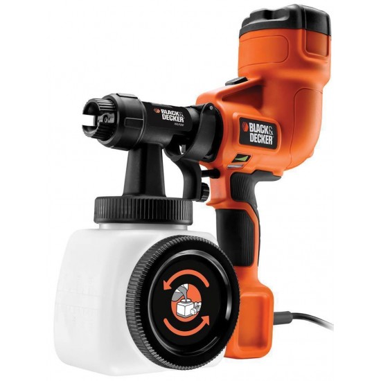 BLACK&DECKER HVLP200 Πιστόλι βαφής χειρός ελαφριάς χρήσης 400W BLACK&DECKER HVLP200 Πιστόλι βαφής χειρός ελαφριάς χρήσης 400W