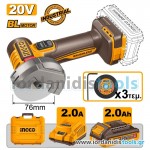 Μίνι Τροχός Κοπής Μπαταρίας 76mm 20V Li-Ion CAGLI207625E